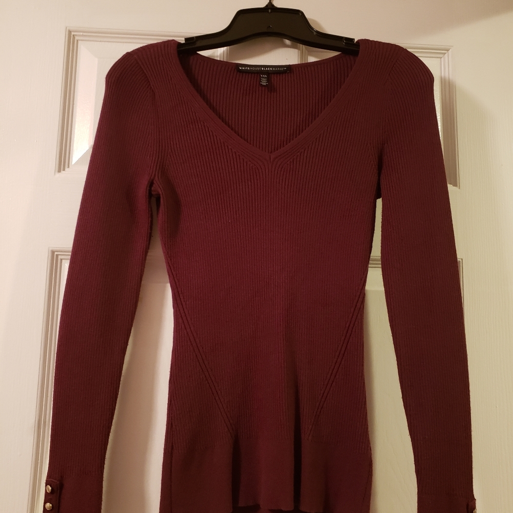 Burgundy BHWM Sweater
